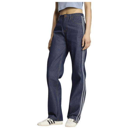 Adidas Γυναικείο παντελόνι Denim Firebird Mid-Rise Straight Pants